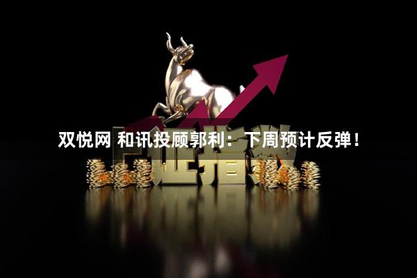 双悦网 和讯投顾郭利：下周预计反弹！
