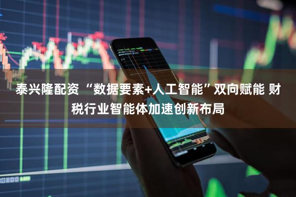 泰兴隆配资 “数据要素+人工智能”双向赋能 财税行业智能体加速创新布局